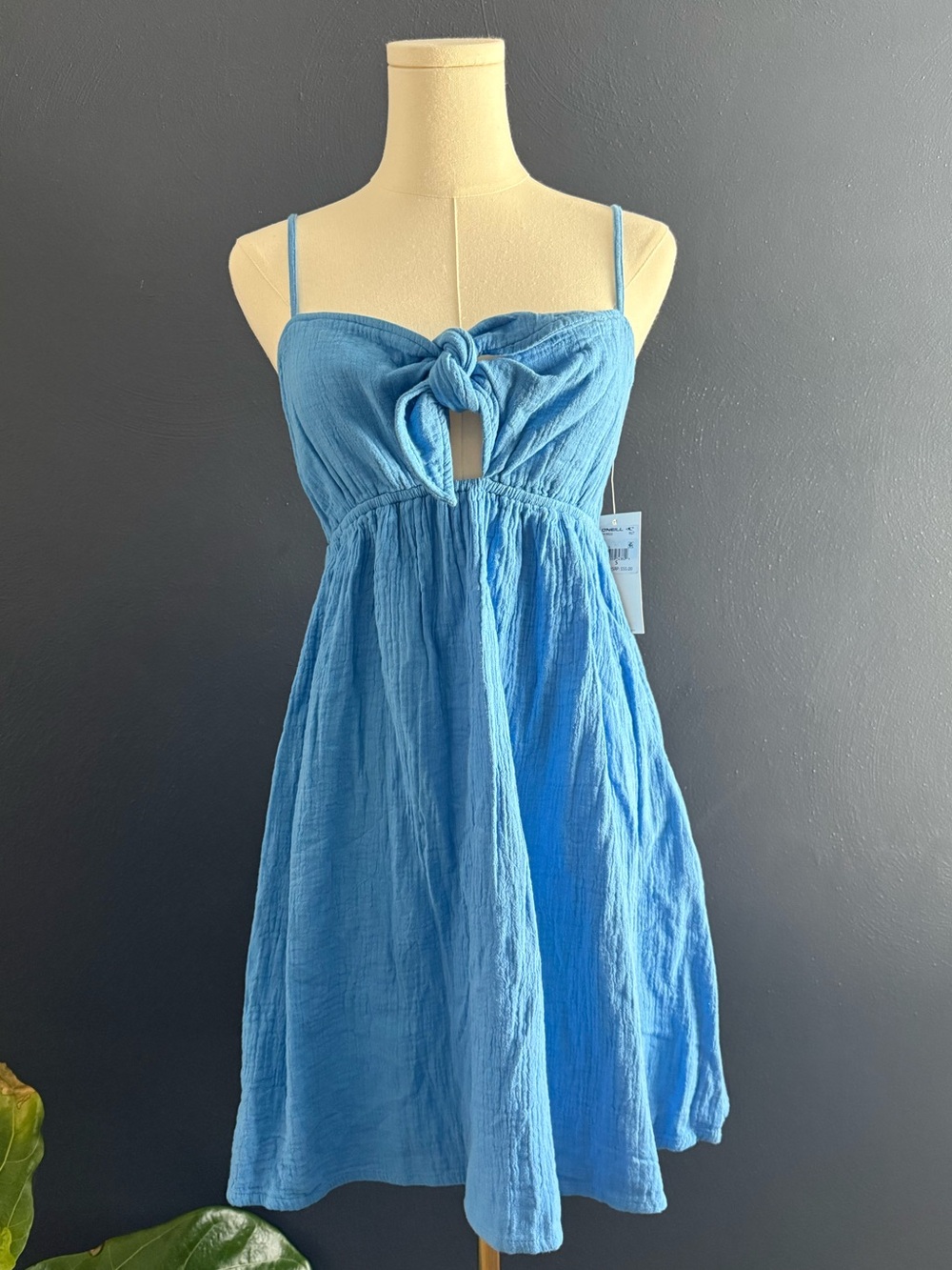 NWT O'Neill Natalya Mini Dress in Regatta - Size Small